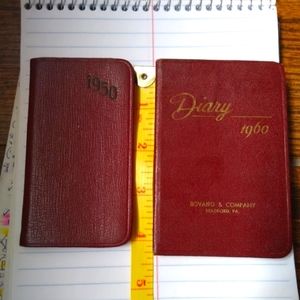 Vintage miniature diary/planner/advertisement
